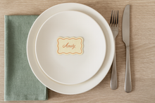Load image into Gallery viewer, 'Amity' wavy name cards/place cards