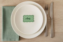 Load image into Gallery viewer, 'Amity' wavy name cards/place cards