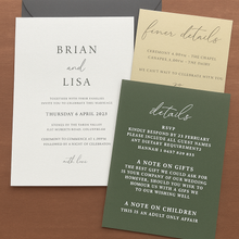 Load image into Gallery viewer, Rosa Classic Invite - 3 set