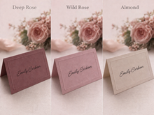 Load image into Gallery viewer, Wedding Place Cards - embossed border