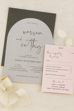 Load image into Gallery viewer, Daniella Arch invite 2-Card Set