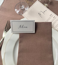 Load image into Gallery viewer, Wedding Place Cards - black border