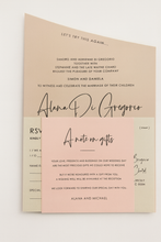Load image into Gallery viewer, Caterina Angle Invite - 3 card set