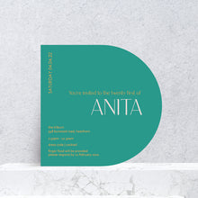 Load image into Gallery viewer, Anita Birthday Invitation