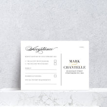 Load image into Gallery viewer, Valentina Foil Wedding Invite