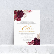 Load image into Gallery viewer, Eden Christening Invite