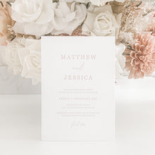 Load image into Gallery viewer, Jessica Letterpress Wedding Invitation
