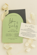 Load image into Gallery viewer, Daniella Arch invite 2-Card Set
