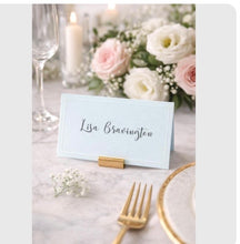 Load image into Gallery viewer, Wedding Place Cards - embossed border
