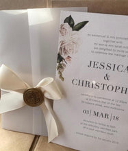 Load image into Gallery viewer, 'Ariana' - Floral Wedding Invitation Suite
