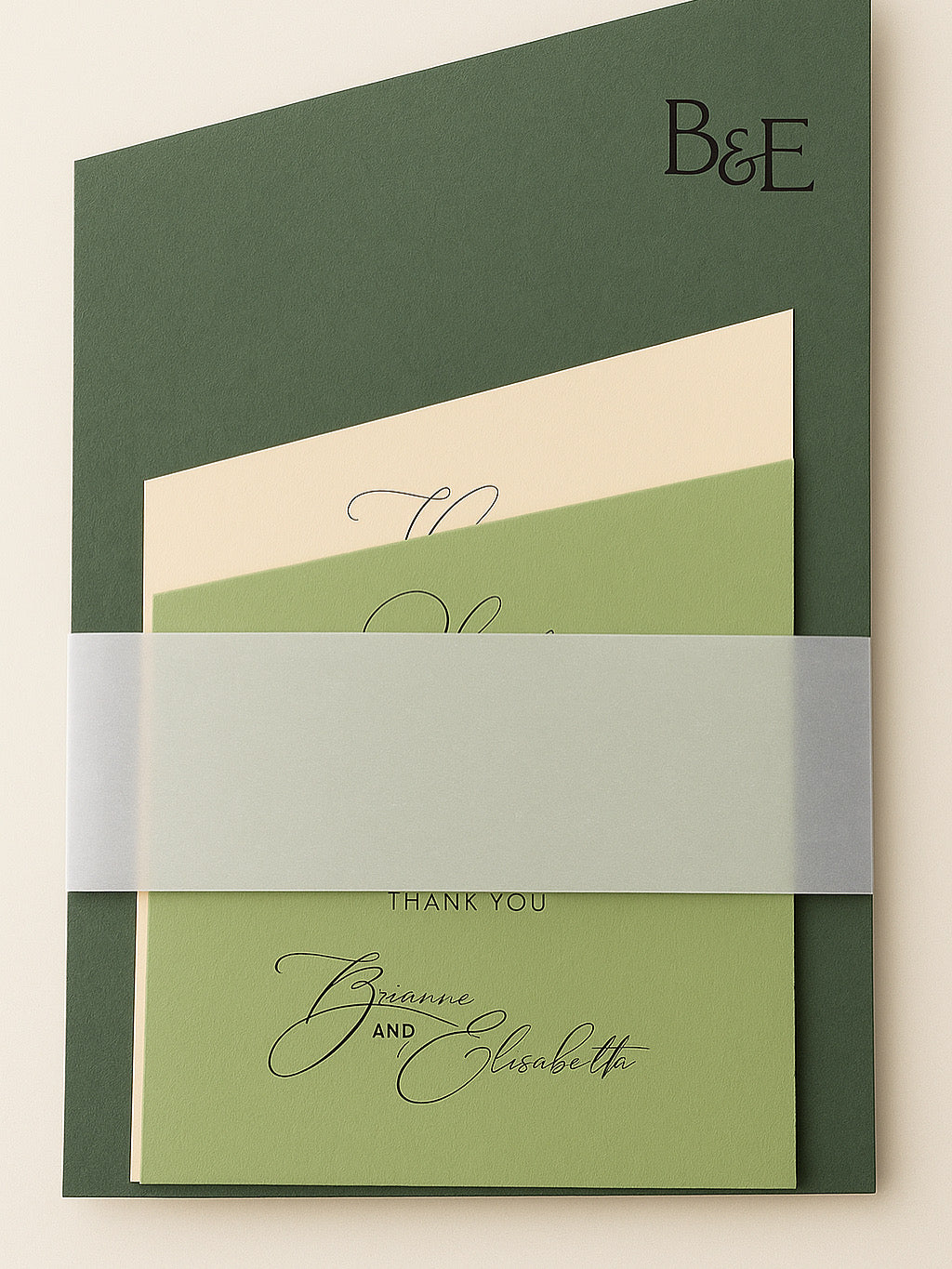 Olivia Invite 3 card set