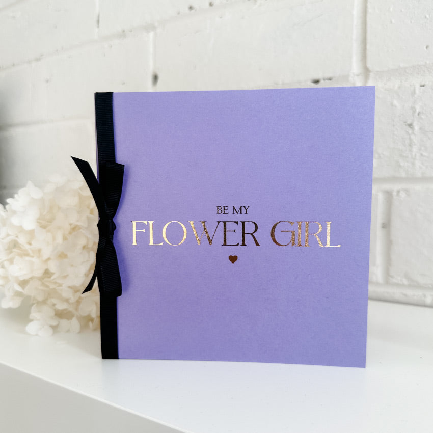 Flower Girl Card