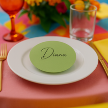 Load image into Gallery viewer, Circle Place Card/Name Tag ‘Diana’
