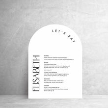 Load image into Gallery viewer, Daniella Arch Menu
