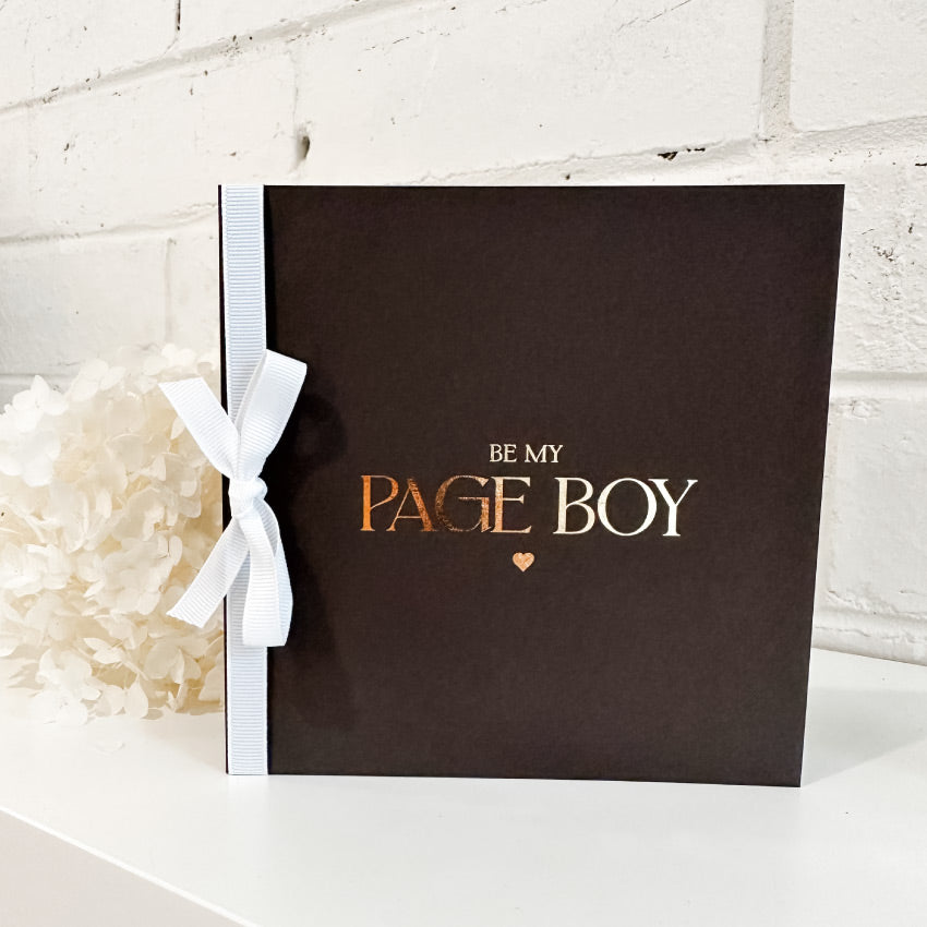 Page Boy Card