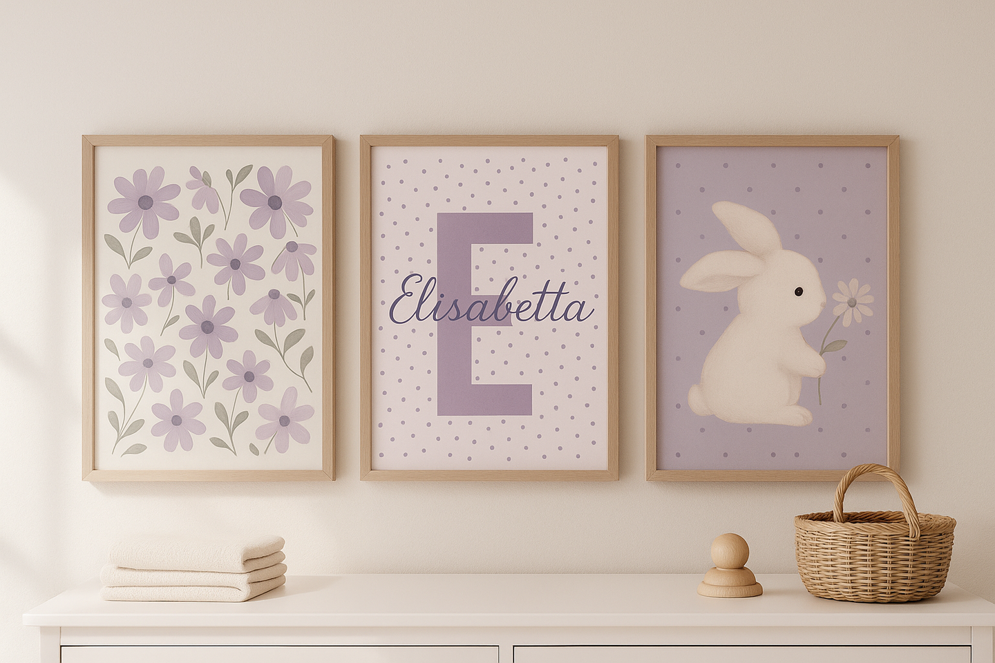 Nursery/Children's Bedroom 3 set Wall Prints