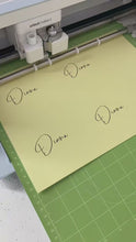 Load and play video in Gallery viewer, Circle Place Card/Name Tag ‘Diana’
