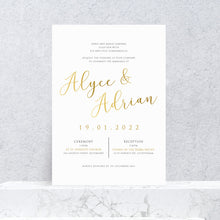 Load image into Gallery viewer, Alyce Foil Invite
