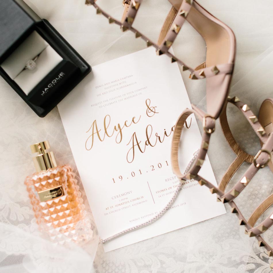 Alyce Foil Invite