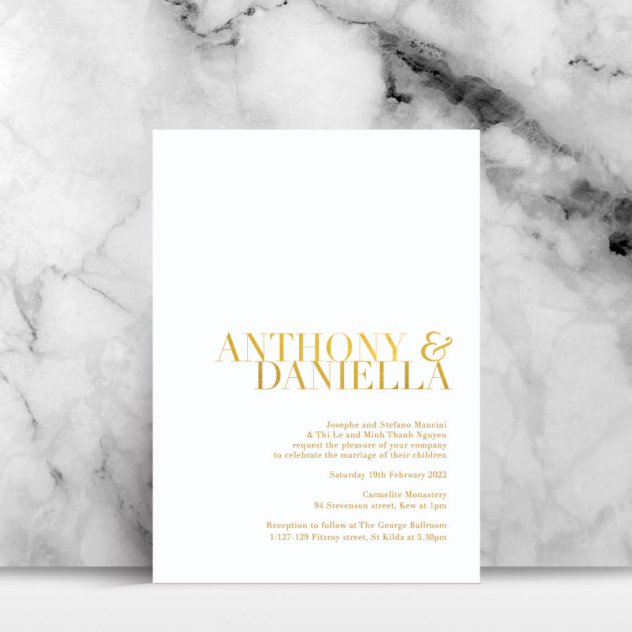 Daniella Foil Invite