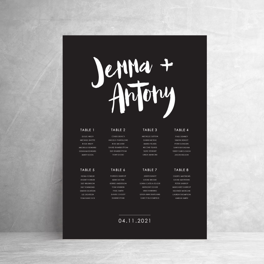 Jemma Seating Board