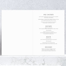 Load image into Gallery viewer, Menu Folded
