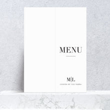 Load image into Gallery viewer, Menu Folded Tall
