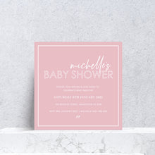 Load image into Gallery viewer, Michelle Baby Shower invite
