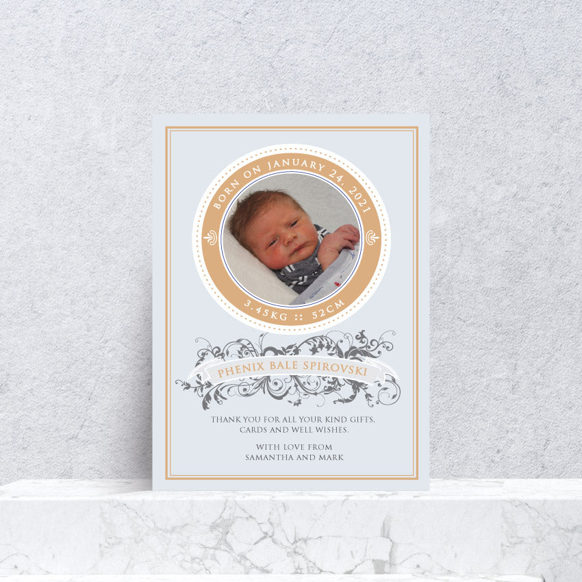 Phenix Birth Card